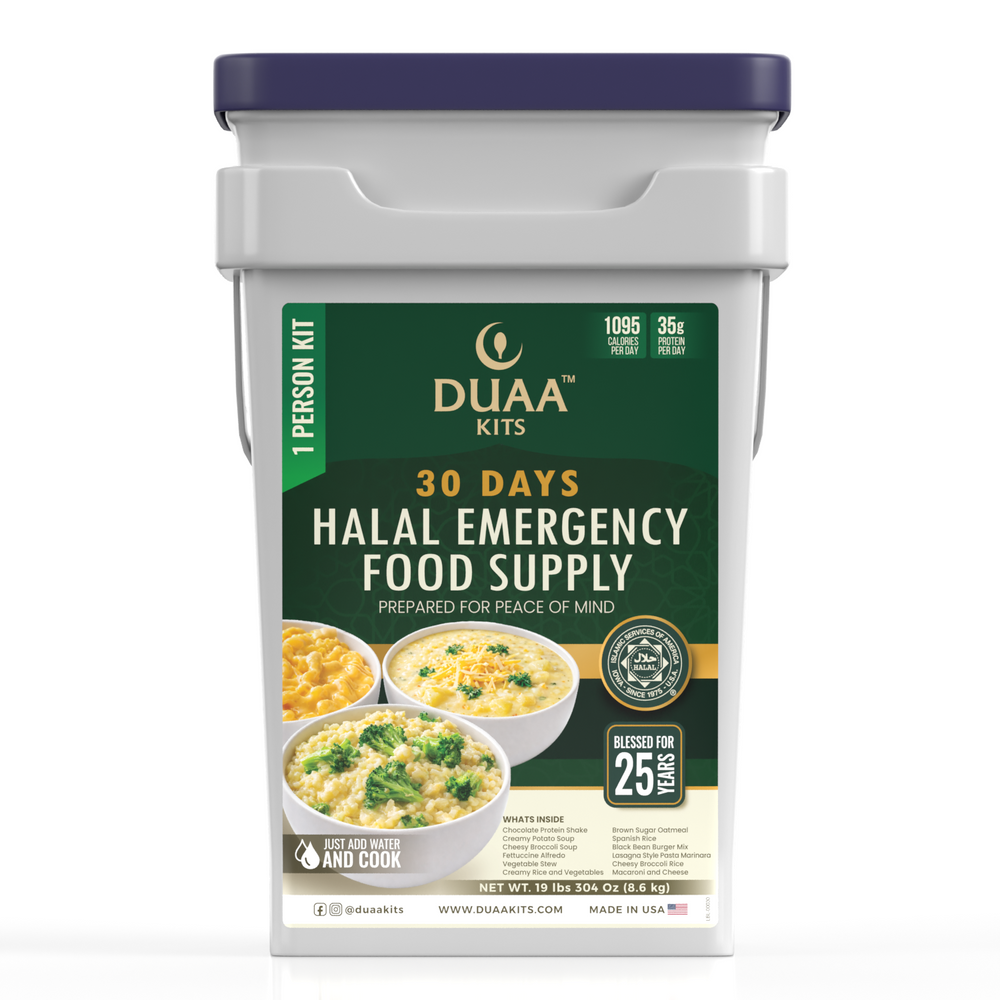 DUAA KITS 30-Day Halal Emergency Food Supply
